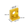 Motorcycle Chain Adjuster Block Gold Tone / 2 x 12mm Hole Dia / Chain Adjuster Block