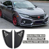 Honda Civic 2016-2021 Carbon Black Rear View Mirror Cover Cap Trim