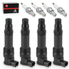 Suzuki Hayabusa GSX1300R 4 x Coils Iridium Spark Plugs (1999–2021)