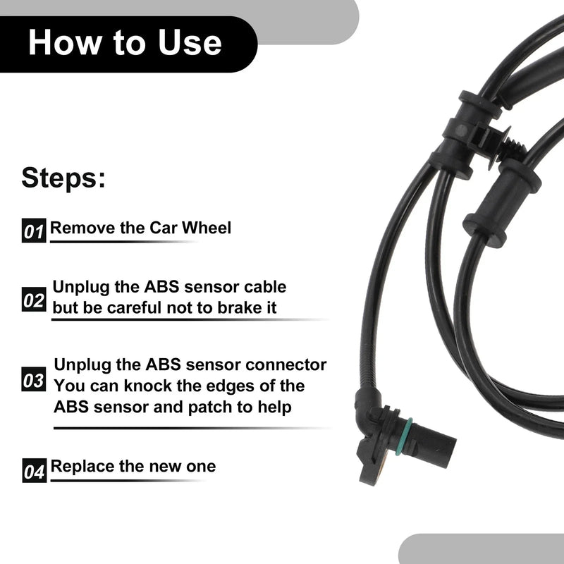 Dodge Ram 1500 Laramie SLT 5.7L ABS Wheel Speed Sensor