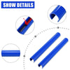 BMW 5 6 7 Series Blue ABS Front Grille Trim Strips Covers (2011-2020)