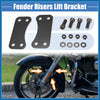 Harley Front Wheel Fender Risers Lift Bracket Adapter 21"