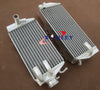 Suzuki RMZ450 Aluminum Radiator + Red Silicone Hose (2005)