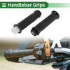 Motorcycle 7/8" 22mm Hand Grips Aluminum Alloy Rubber