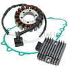 Kawasaki ZR750 Z750, ZR1000 Z1000 Stator Coil, Regulator, Gasket (07-12)