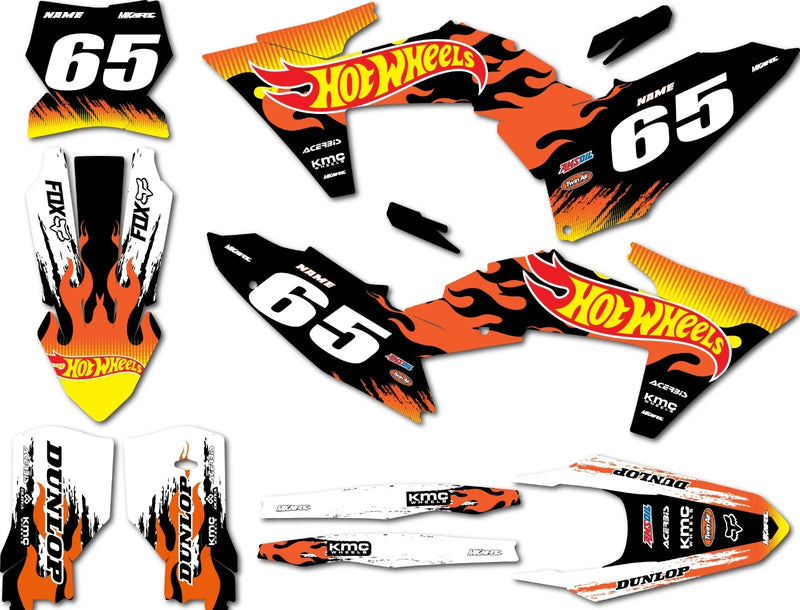 KTM SX 250 BLAZE Style Decal Kit (2023)