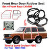 Front Rear 4 Door Rubber Seal LH+RH Fits Toyota Land Cruiser FJ60 BJ60 HJ60 New