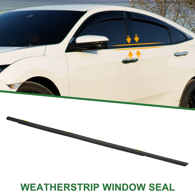 Honda Civic Front Left Weatherstrip Window Seal (2001-2005)