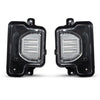 Jeep Wrangler JL 2x Clear Side Mirror Turn Signal Light (2018–2024)