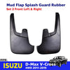 Front Mud Flaps Rubber Splash Guard Fits Isuzu D-Max V-Cross 4WD Truck 2011-2019
