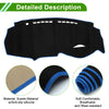 Honda Insight 2009-2014 Sun Protector Pad Black Blue Dashboard Cover Mat