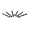 Motorcycle Bike 6pcs M10x55mm Titanium Torx Head Flange Bolts