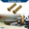Motorcycle 7/8" 22mm / Hand Grips Cover Rubber Khaki /