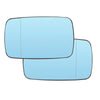 BMW E39 E46 330i 325i 525i 328i 2 x Mirror Glass Lens (1997-2006)