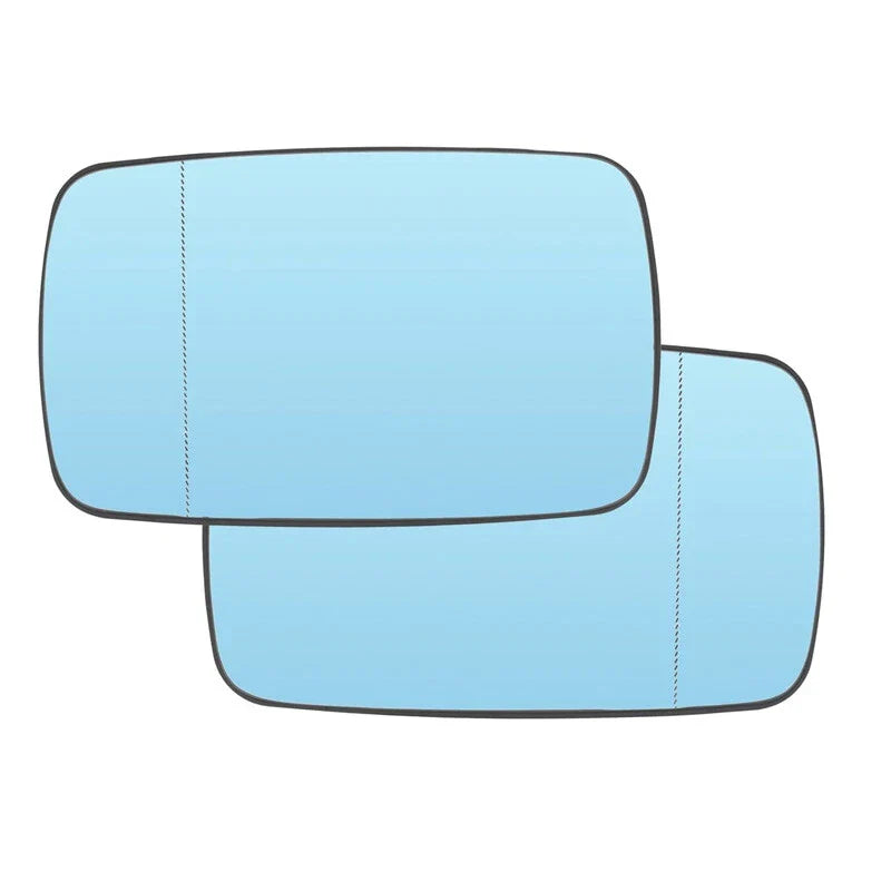 BMW E39 E46 330i 325i 525i 328i 2 x Mirror Glass Lens (1997-2006)