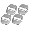 Kia GT Silver Stainless Steel Door Lock Protector Covers (2016-2023)
