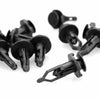 Car 9mm Plastic Bumper Retainer Clips 100-pack