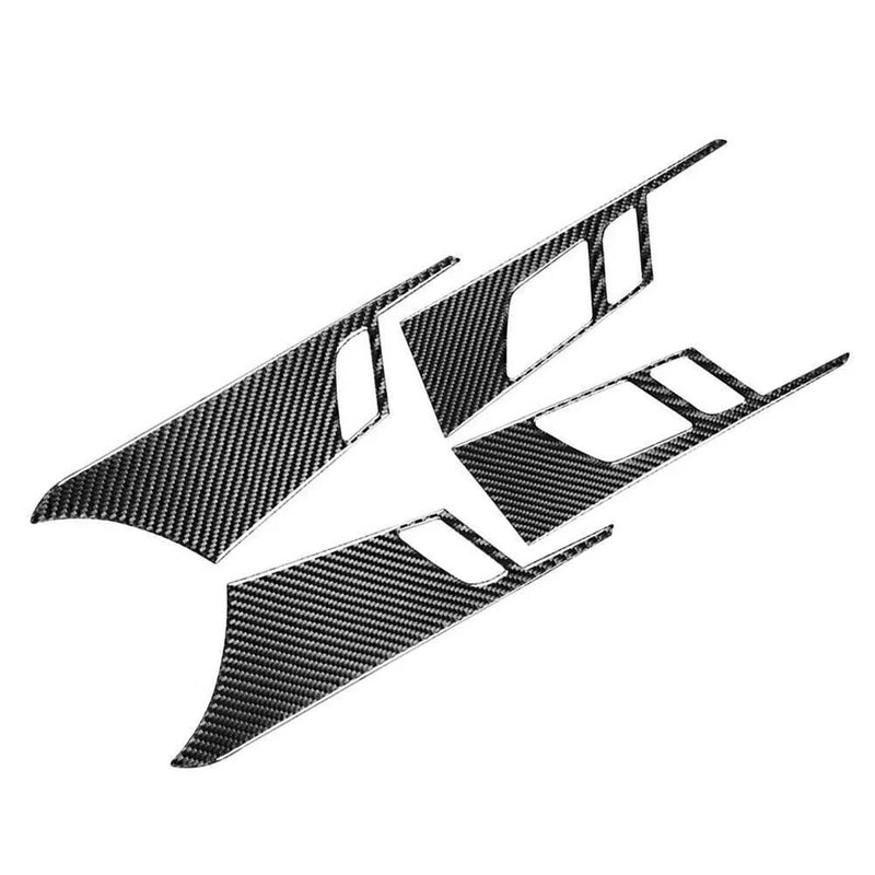Audi A4 B9 4 Pcs Carbon Fiber Door Handle Trim (2017-2020)