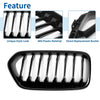 BMW X2 (2017-2023) Gloss Black Front Upper Bumper Grille