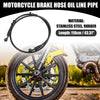 110cm Brake Oil Hose Universal 28 Degree Motorcycle Hydraulic Black