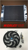 Chevy Corvette C6 QLD-3 Rows Aluminum Radiator + Fan (2005-2013)