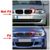 BMW E87 1-Series Honeycombe Front Bumper Mesh Grille (2004-2007)