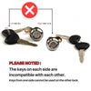 Door Lock Safety Key Set L+R Fits Mazda B-Series B2000 B2200 Pickup 1985-98 D08