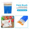 Detail Painting Craft Art Gift 50-200pcs Flat Paint Brushes