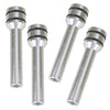 Car Interior - 49mm 4 x Aluminium Door Latch Pin Covers (Fits Various Models)