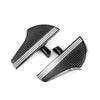 Harley Davidson Softail Black White Rear Passenger Foot Pegs (2018-2025)