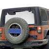 Jeep Wrangler Sun Shade Cover Rear Windshield (2007-2017)