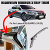 Lexus ES LS UX RC Chrome Rearview Mirror Strip Trim (2019-2022)