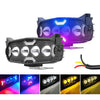 4 Lens Motorcycle Light