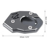 Kawasaki Z900RS CNC Side Stand Extension Pad Gray (2017–2019)