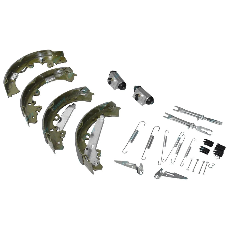 Hilux GGN25 KUN26 05~16 4X4 Rear Brake Shoes + Wheel Cylinders Adjuster Kit