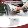 MERCEDES-BENZ Exterior Door Handle Cover Trim (Pure White)