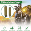 Motorcycle 25mm Hand Grips Cover Kit Handlebar Grips TPU Yellow