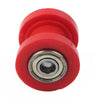 Dirt Bike Motorcycle 8mm Red Chain Roller Slider Tensioner Guide Pulley