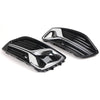 Audi A6 C8 Front Bumper Fog Light Grill Covers (2019–2023)