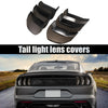 Ford Mustang (2018-2021) Black Bezels Tail Light Lamp Cover Trim