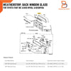 Toyota Hilux Ute Single Cab Rear Window Glass Rubber Seal (84-88)