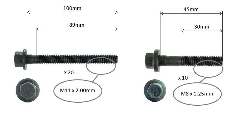 Holden Commodore VZ VE VF Cylinder Head Bolt Set