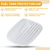 Ford Explorer 2020-2025 Gas Tank Flap Chrome Silver Fuel Tank Door Cap