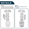 Hyundai Gear Shift Panel Button Handbrake Parking Brake Sticker (2015-2020)