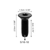 Jeep Wrangler CJ7 YJ TJ Tailgate Door Bolts 4pcs Auto Screws (76-06)