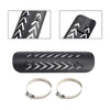 Motorcycle Exhaust Pipe Mount Cover Black