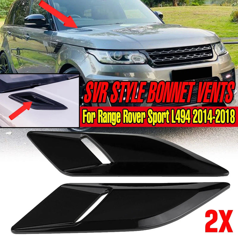 Range Rover Sport Front Bonnet Vent Air Cover Black (2014–2018)