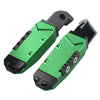 Yamaha FZ1, YZF R3 (2006-2023) - Green CNC Rear Passenger Footrests