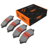 Jeep Wrangler JK 3.8L Softtop Front Disc Brake Pad Set (2007-2010)