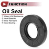 Rotary Shaft Seal Oil Seal Nitrile 70 Durometer Rubber 30x62x10mm Black 5 Pcs